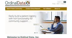 Desktop Screenshot of ordinaldata.com